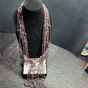 Elegant Multi-Strand Beaded Necklace